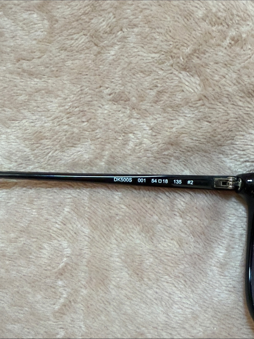 DKNY Black Sunglasses with Purple Gradient Lenses - Picture 3 of 5